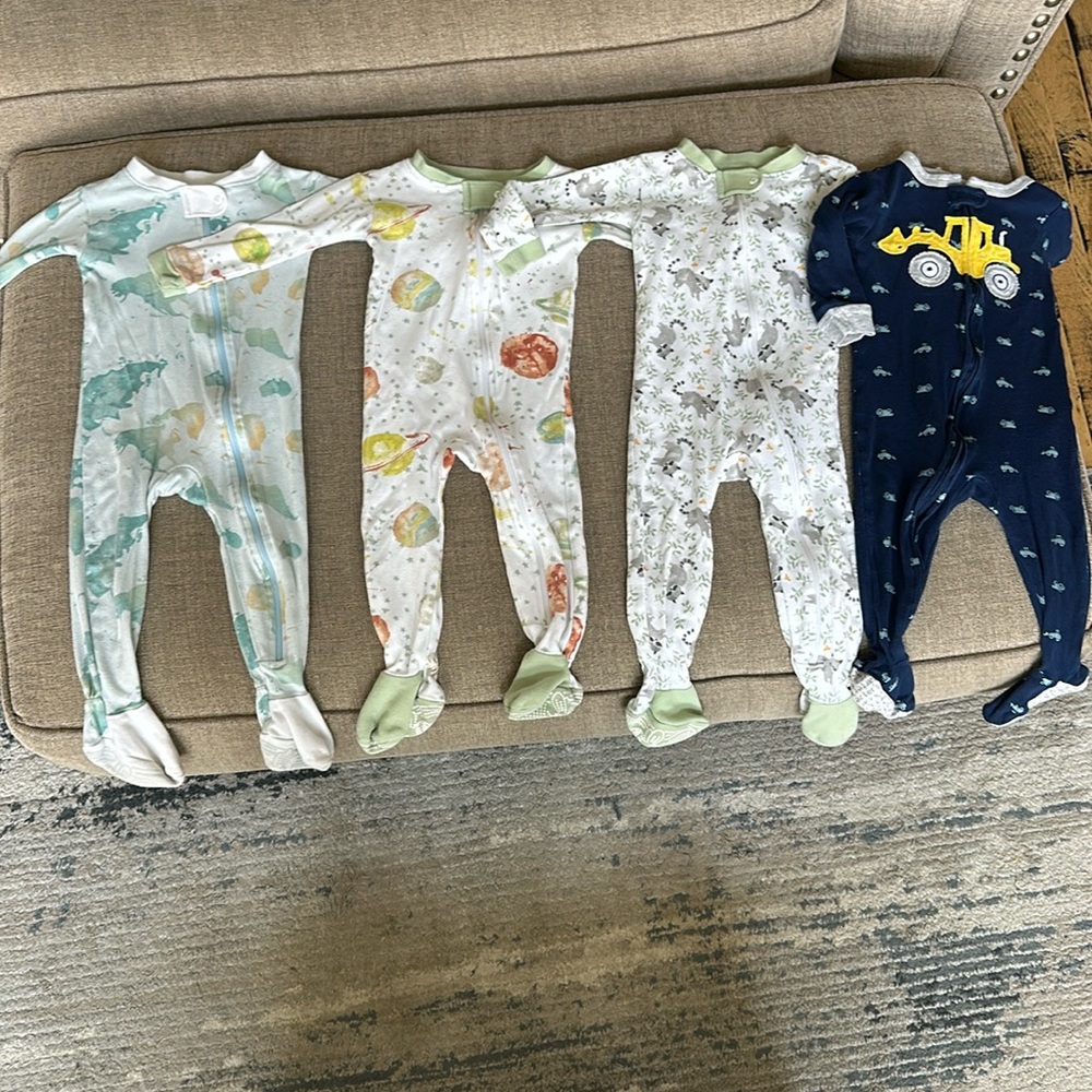 12 Month Footie Jammies